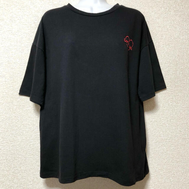 SPINNS(スピンズ)の【SPINNS】ワンポイント刺繍入Tシャツ レディースのトップス(Tシャツ(半袖/袖なし))の商品写真