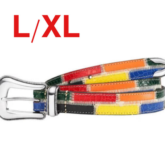 Supreme Patchwork Rangler Belt L/XL