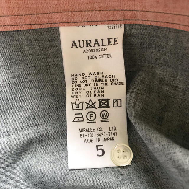 COMOLI(コモリ)のAURALEE 20SS グラデーションシャツ メンズのトップス(Tシャツ/カットソー(半袖/袖なし))の商品写真