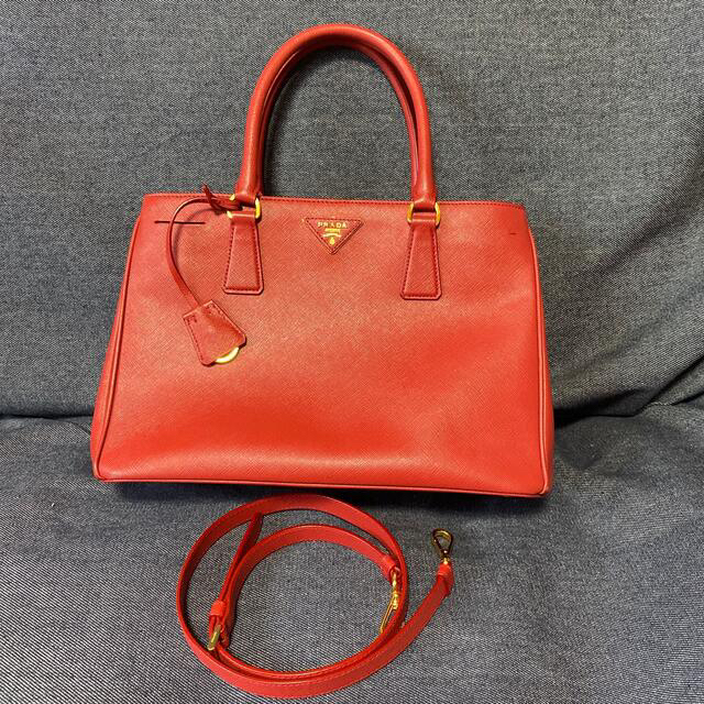 新品登場 - PRADA PRADA ショルダー ハンドバッグ 2way サフィアーノ