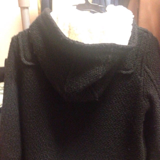 gaminerie(ギャミヌリィ)のコート 黒 レディースのジャケット/アウター(ダッフルコート)の商品写真