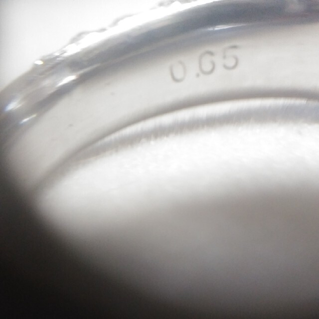 Pt900  0・308、0・65ブルーダイヤ　 レディースのアクセサリー(リング(指輪))の商品写真