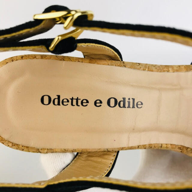 Odette e Odile(オデットエオディール)の美品★Odette e Odile★エスパコルクウェッジソールサンダル(36) レディースの靴/シューズ(サンダル)の商品写真