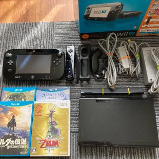 ウィーユー(Wii U)のWii U （中古）＋　ゼルダソフトセット(家庭用ゲーム機本体)