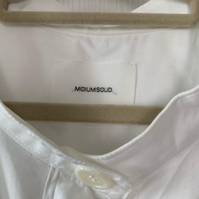 MIDIUMISOLID ホワイトシャツ 2