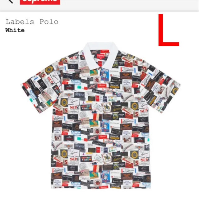 シュプリーム   SUPREME ポロシャツ Lables Polo L ポロ