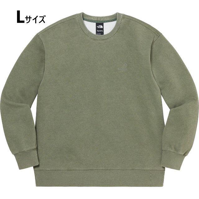 Supreme Pigment Printed Crewneck Olive L