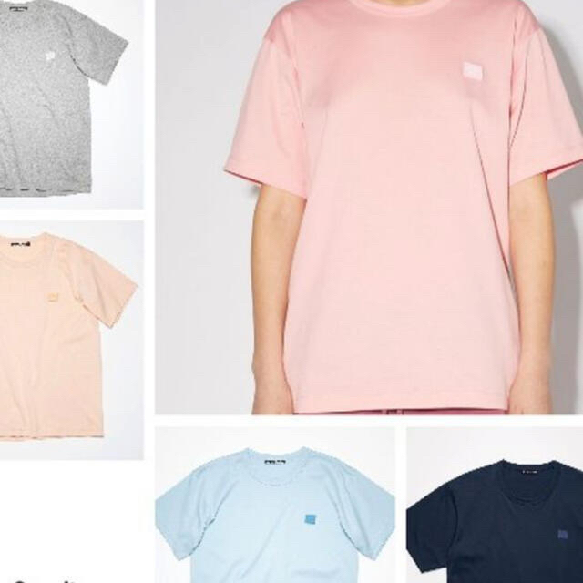 ACNE(アクネ)のacne tシャツ　ピンク レディースのトップス(Tシャツ(半袖/袖なし))の商品写真