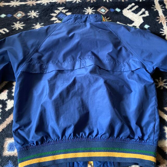 UNIQLO(ユニクロ)のUNIQLO ブルゾン　ブルー　110 キッズ/ベビー/マタニティのキッズ服男の子用(90cm~)(ジャケット/上着)の商品写真
