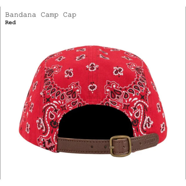 supreme Bandana Camp Cap 赤 2