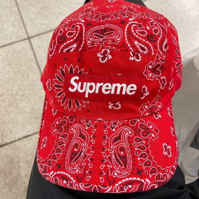 supreme Bandana Camp Cap 赤 3