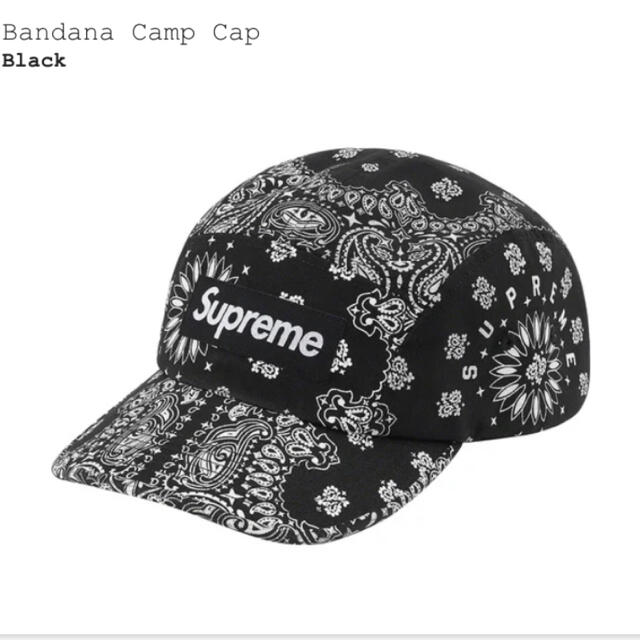 Supreme Bandana Camp Cap シュプリーム バンダナ帽子
