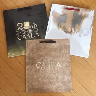 カシラ(CA4LA)のカシラ　紙袋(ショップ袋)
