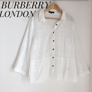 バーバリー(BURBERRY)の♡muuu様専用 ♡バーバリー シャツブラウス ブラックワンピース 2枚おまとめ(シャツ/ブラウス(長袖/七分))