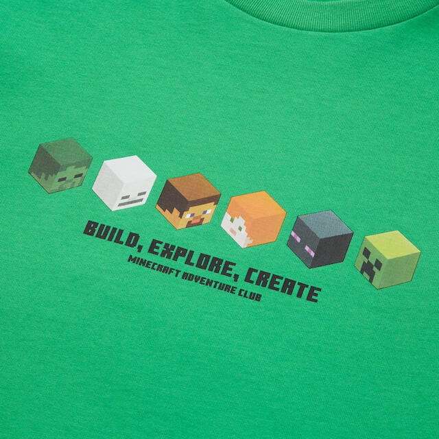 UNIQLO(ユニクロ)のマイクラ　Minecraft Tシャツ　140cm UNIQLO キッズ/ベビー/マタニティのキッズ服男の子用(90cm~)(Tシャツ/カットソー)の商品写真