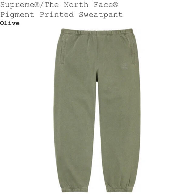 オリーブ・S】新品未開封 Pigment Printed Sweatpant-