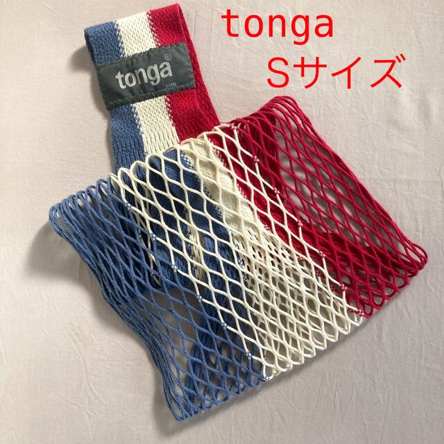 tonga(トンガ)の【値下げ可】トンガ/tonga/Sサイズ/トリコロール キッズ/ベビー/マタニティの外出/移動用品(スリング)の商品写真