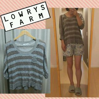 ローリーズファーム(LOWRYS FARM)のLOWERS FARM＊ボーダーニット(ニット/セーター)