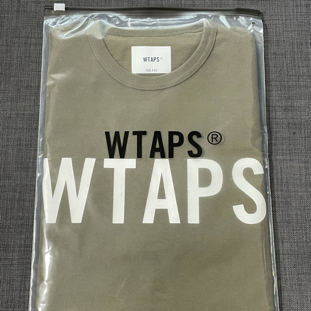 Tシャツ/カットソー(半袖/袖なし)XL OLIVE WTAPS BANNER SS COTTON 21SS