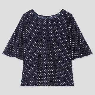 ユニクロ(UNIQLO)の新品未使用　クレープジャージーT　joy of printコラボ(シャツ/ブラウス(半袖/袖なし))