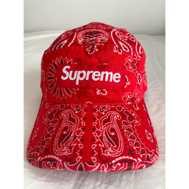 キャップ【値下げ】Supreme  Bandana Camp Cap  / Red