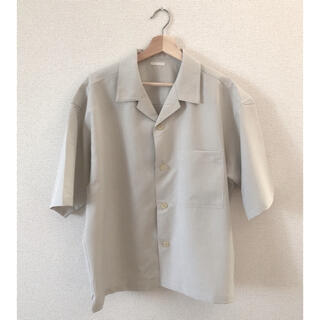 ジーユー(GU)のGU ドライワイドフィットオープンカラーシャツ M(シャツ)