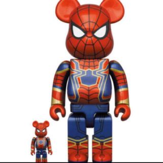 メディコムトイ(MEDICOM TOY)のBE@RBRICK IRON SPIDER 100％ & 400％ (その他)