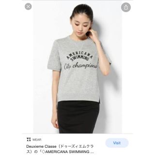 アメリカーナ(AMERICANA)のAmericana ロゴTシャツ(Tシャツ(半袖/袖なし))