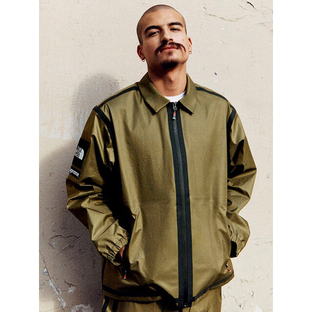The North Face x Supreme コーチジャケット L オリーブ Supreme - L送込!! Supreme×NorthFaceコーチJKTオリーブの通販