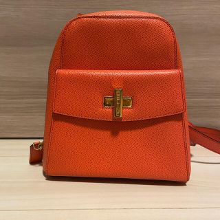 セリーヌ(celine)のCELINE レザーターンロックデザインリュック(リュック/バックパック)