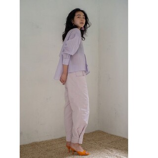 トゥデイフル(TODAYFUL)の完売！新品！meer. Switching work pants パープル(カジュアルパンツ)