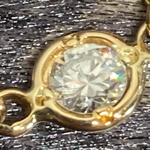 PonteVecchio(ポンテヴェキオ)のK18 YG ダイヤモンド3P ブレスレット　0.38ct　田中貴金属 レディースのアクセサリー(ブレスレット/バングル)の商品写真