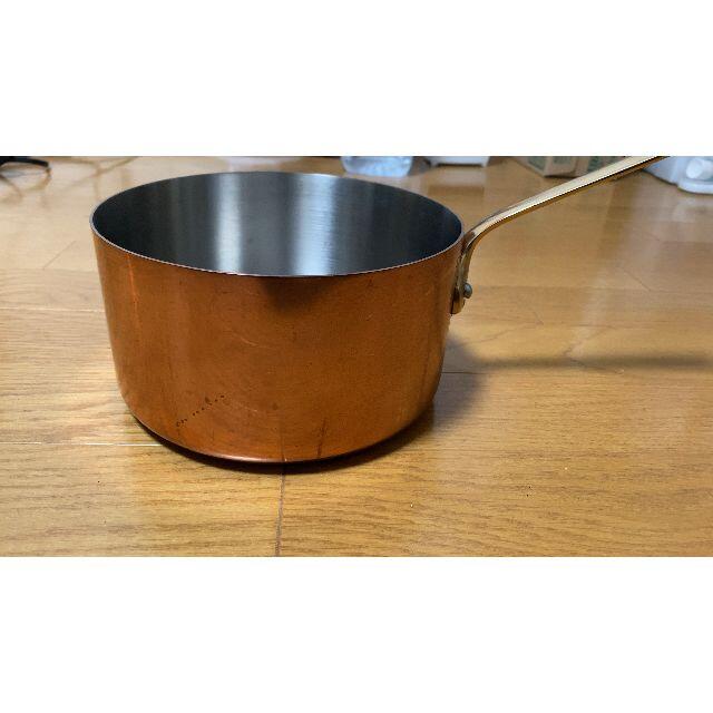 【中古】MAUVIEL キャセロール 直径180mm ブロンズハンドル インテリア/住まい/日用品のキッチン/食器(鍋/フライパン)の商品写真