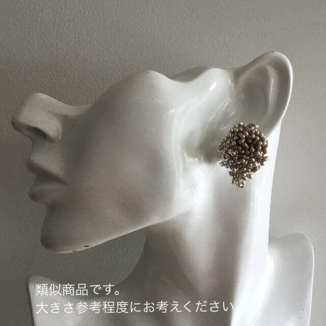 TODAYFUL(トゥデイフル)の【再販】1085-12 あふれるモカピアス/イヤリング/チタンピアス ハンドメイドのアクセサリー(ピアス)の商品写真