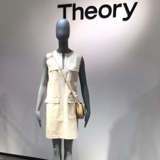 セオリー(theory)の【SALE】theory コットンチノワンピース(ひざ丈ワンピース)