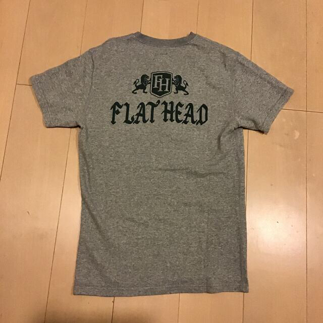 フラットヘッド★ヘンリーネック半袖Tシャツ★グリーンFH メンズのトップス(Tシャツ/カットソー(半袖/袖なし))の商品写真