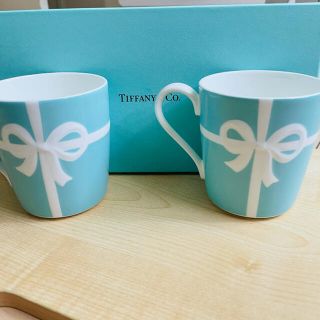 ティファニー(Tiffany & Co.)のTiffany ティファニー　ペアマグカップ(グラス/カップ)