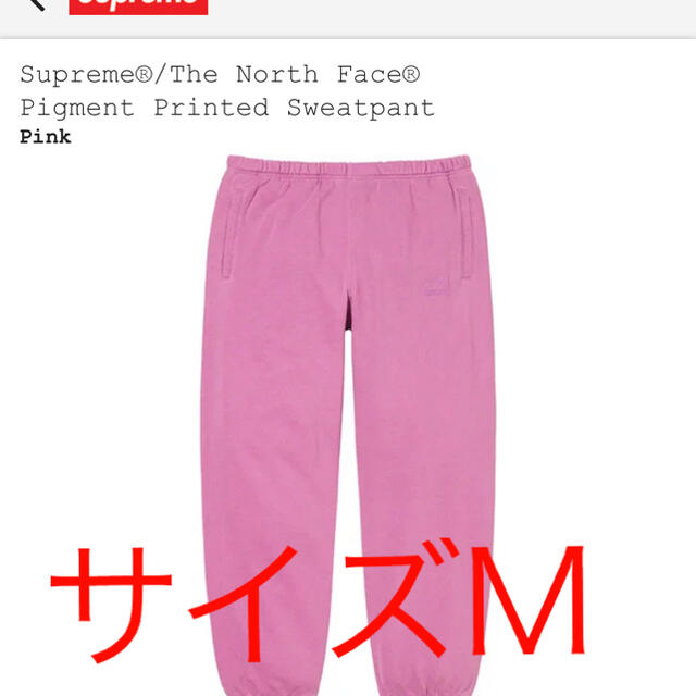 オリーブsupreme The North Face Sweatpant サイズM