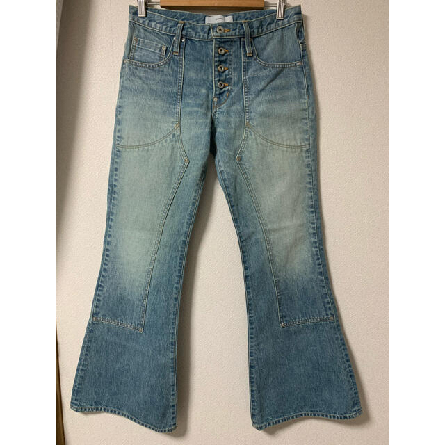 sugarhill  FADED DOUBLE KNEE BELL BOTTOM メンズのパンツ(デニム/ジーンズ)の商品写真