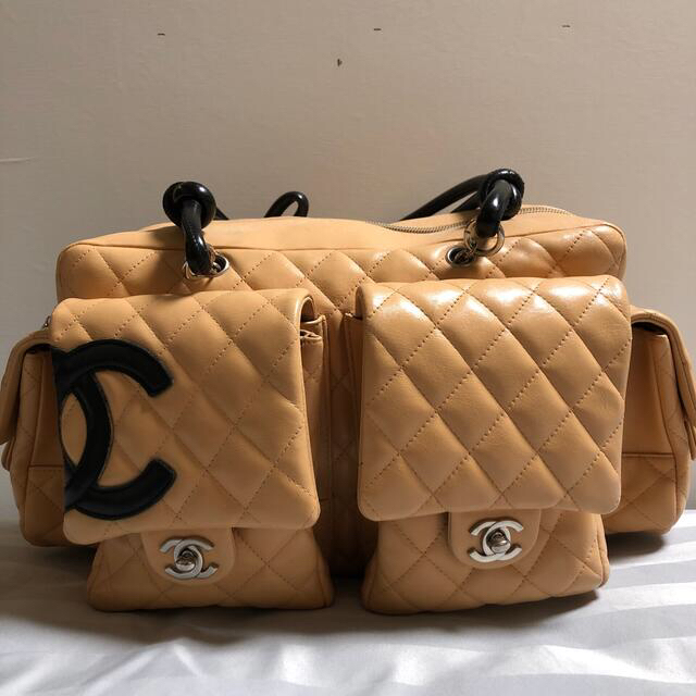 CHANEL カンボンライン マルチポケット トートバッグ