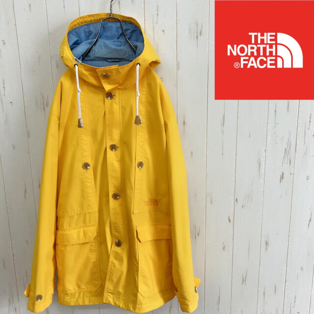 THE NORTH FACE(ザノースフェイス)のノースフェイス　レインコート　イエロー　メンズL　レディースXXL レディースのジャケット/アウター(その他)の商品写真