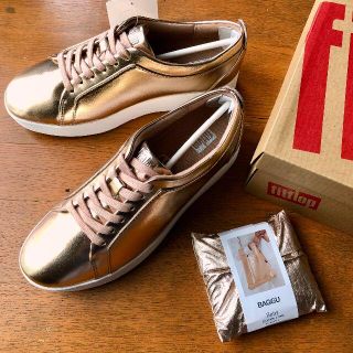 フィットフロップ(fitflop)のfitflop　METALLIC SNEAKERS　スニーカー　おまけ付き　(スニーカー)