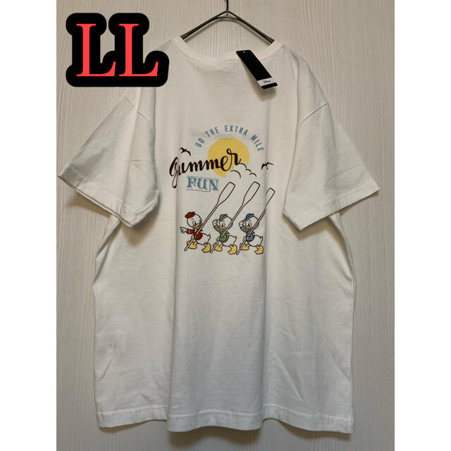 ドナルド　ヒューイ　デューイ　ルーイ　Ｔシャツ　ＬＬサイズ レディースのトップス(Tシャツ(半袖/袖なし))の商品写真