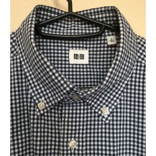 ユニクロ(UNIQLO)の★ネイビーギンガムチェックシャツ★(シャツ)