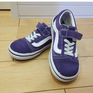 ヴァンズ(VANS)のキッズ VANS ヴァンズ オールドスクール パープル 18cm(スニーカー)