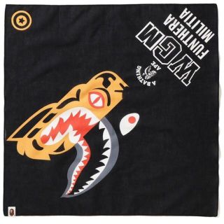 アベイシングエイプ(A BATHING APE)のBAPE SHARK TIGER BANDANA バンダナ(バンダナ/スカーフ)