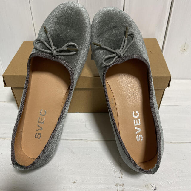 SVEC バレエシューズ　グレー系 レディースの靴/シューズ(バレエシューズ)の商品写真