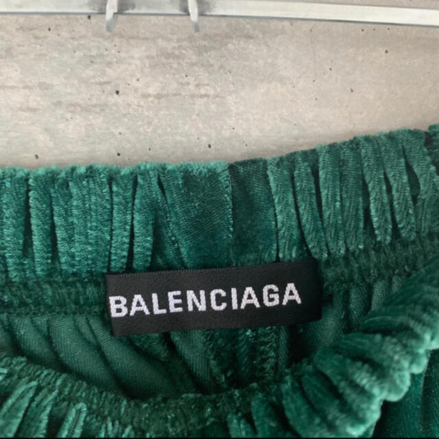 BALENCIAGA 18aw ワイドベロアパンツ