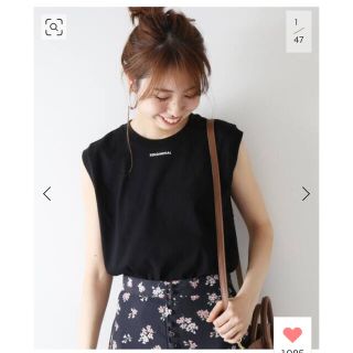 スピックアンドスパン(Spick & Span)のSpick and Span 【upper hights】ノースリーブTシャツ(Tシャツ(半袖/袖なし))