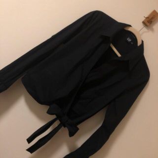 ギャップ(GAP)のちぃ様専用　GAP 未使用　ブラックカシュクール　シャツ(Tシャツ(長袖/七分))